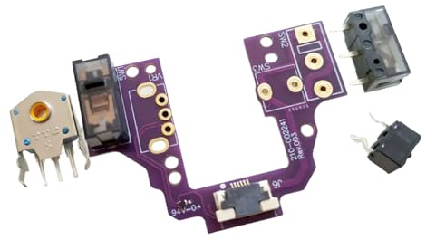 ULIJTH Carte de circuit imprimé de jeu - Anti-poussière - Pour micro-commutateurs super légers - Personnalisation - Jeu remplaçable à chaud