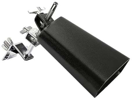 Hemobllo Schlagzeug Kuhglocken Zubehör Metall Robustes Percussion Satz für Konzerte und Unterricht Professionelles Musikinstrument