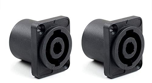 edi-tronic 2X PA LS Einbaubuchse Einbau Buchse Speaker Kabel Lautsprecher Lautsprecherbuchse