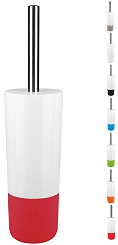 Spirella Scopino per WC Supporto MOJI Rosso e Bianco