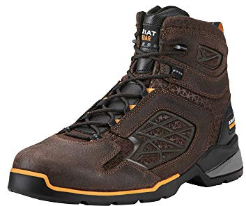 ARJ3S Mens Rebar Flex 6 Composite Toe Work Boot Chocolate Brown 13