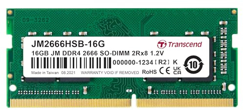 Transcend JM2666HSB-16G 16GB DDR4 2666MHz SO-DIMM 2Rx8 1.2V
