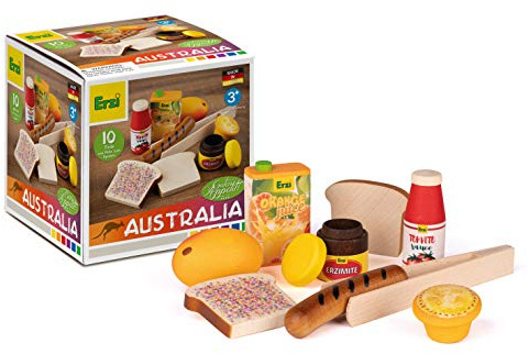 Erzi 28149 Sortierung Australien aus Holz, Kaufladenspielzeug für Kinder | Kaufmannsladen, Rollenspiele, Kreative Spielwelten gestalten
