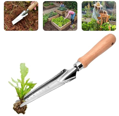 WASYPLSFOI Unkrautstecher Gartenschaufel Unkrautjäter Rasenplatz Unkrautzieher Unkrautentferner Hand Klein Gartenwerkzeug für Gartenarbeit