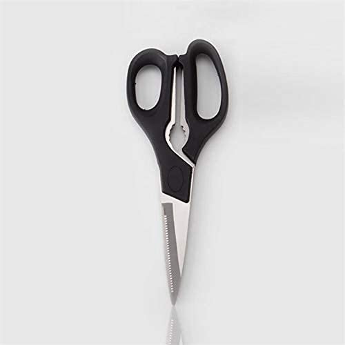 Kitchen Scissors,Kitchen Shears Upspirit Stainless Steel Shears Meat Boning Knife Fruit Vegetable (Black)