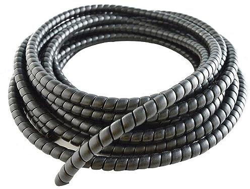 1M Wickelrohr-Draht-Organizer, Kabelschutzhülle, Rohrschutzhülse, Spiralwickel-Wickelschutz-Werkzeuge, for Fahrrad-Kabel-Organizer, Rohrschutz, Kabelgehäuse (Size : 12MM)