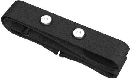 ANCLLO Fascia toracica di ricambio morbida regolabile per Polar H10, H9, H7 (Nero)