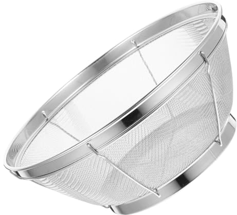 Mikinona Colino a Maglia Sottile in Acciaio Inossidabile Scolapasta Portatile Per Frutta e Verdure Ciotola Per Lavare Riso Cucina Piccola e Pratica