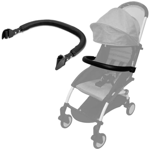 ROMIRUS Barra delantera de seguridad para Cochecito Stokke YOYO3 y Babyzen YOYO silla de paseo (Cuero Sintético)