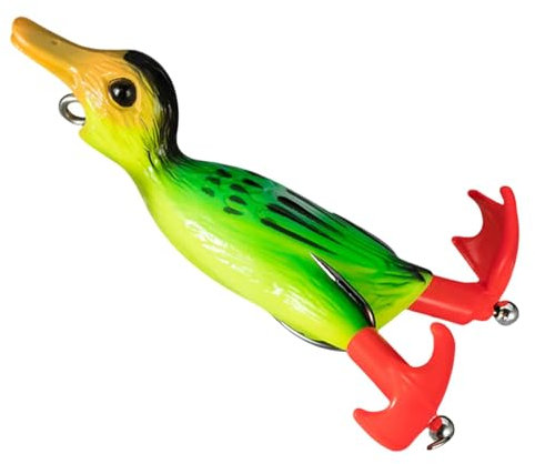 Top Water Enten-Angelköder, Entenköder | Entenköder Gummiköder | -Enten-Topwater-Angelköder mit spritzenden Füßen für Barschforellen-Crappie