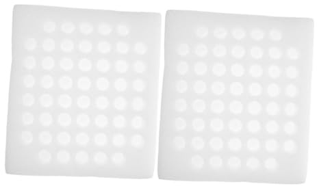 Housoutil Cajas de Espuma para Huevos de Codorniz 2 Piezas, Bandeja Reutilizable de 52 Celdas, Ligera y Resistente para Almacenamiento y Transporte Seguro en Refrigerador