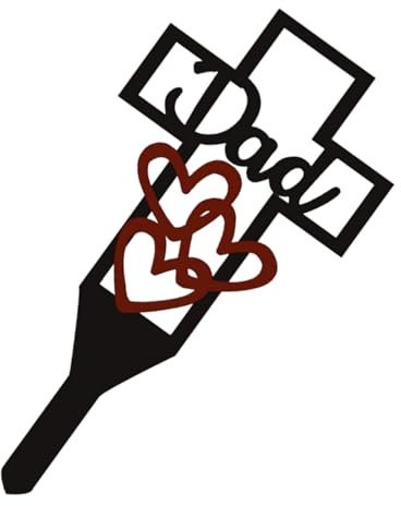 TINEASUR Cemetery Cross Metal Garden Stake wasserdichte Grabdekoration Für Friedhof Und Garten Langlebig Und Wetterbeständig Als Gedenkmarker Oder Grabstein Geeignet