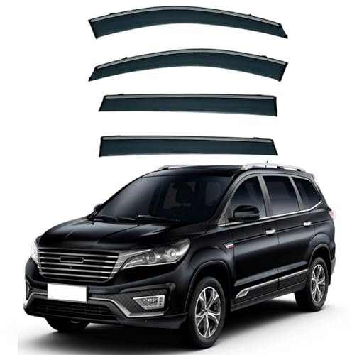YJTYC Auto Windabweiser für BISU T5 MK1 2016-2019, Autofenster Regenschutz Auto-Seitenfenster-Abweiser Auto Integrierter Regenschutz