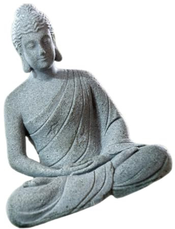 IMIKEYA Statue De Bouddha pour Aquarium Figurine Décorative Méditation Petite Élégante