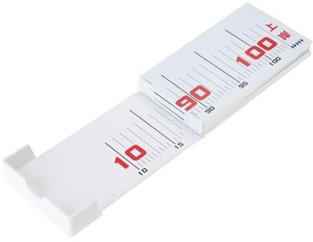 Zkydhbd Mètre ruban de pêche 100 cm/140 cm, outil de mesure portable, outil de mesure portable pour pêcheurs, règle de précision