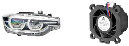 Hella 1EX 012 102-961 LED-Hauptscheinwerfer - rechts - für u.a. BMW 3 Touring (F31) + 9MN 200 155-101 Lüfter, Hauptscheinwerfer - 12V