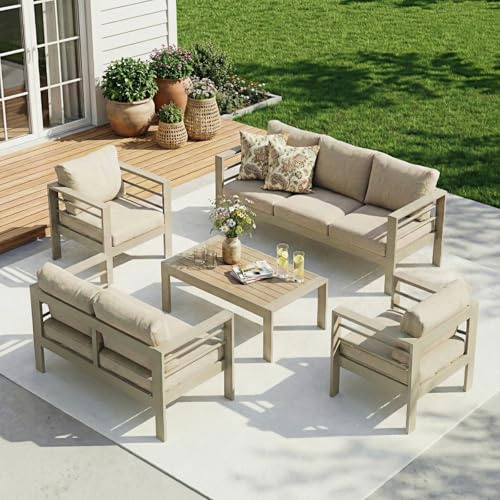 Atenza Aluminium Gartenmöbel Set Lounge Sitzgruppe 6-7 Personen