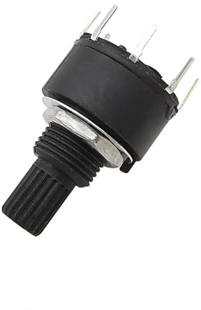 UMXJEXU SR16 plast vridbar bandbrytare 1/2/5 st, 16 mm, 1 pol, 5/6/8 positioner, 2 poler, 3/4 positioner, handtagslängd, 15 mm runda axelbrytare (1 st, 1 pol 6)