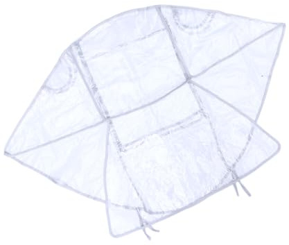 BESPORTBLE Stroller Rain Cover Protective Shield Universal Windproof Waterproof Eva Material Short Zipper Window Cover for Strollers