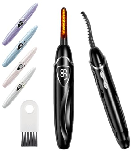 Heated Wimpern Curler Wimpernzange beheizbar, runpeak S600 beheizbare Wimpernzange mit präziser Temperaturregelung, Verbrühungsschutz & Auto-Off für langanhaltenden natürlichen Schwung