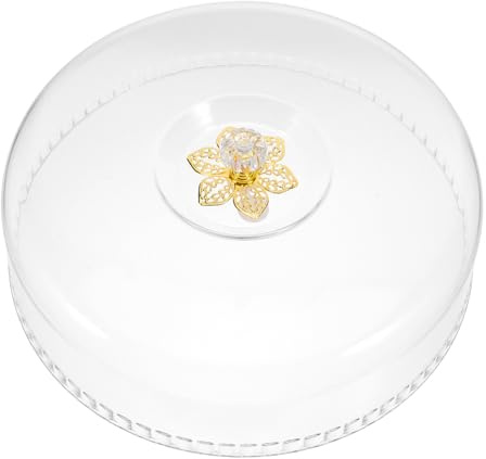 HAKIDZEL Cloche à Gâteau Léger en Plastique Transparente Réutilisable Ronde et Portable Couvercle Protecteur et Pratique pour Buffet, Événements et Service Alimentaire