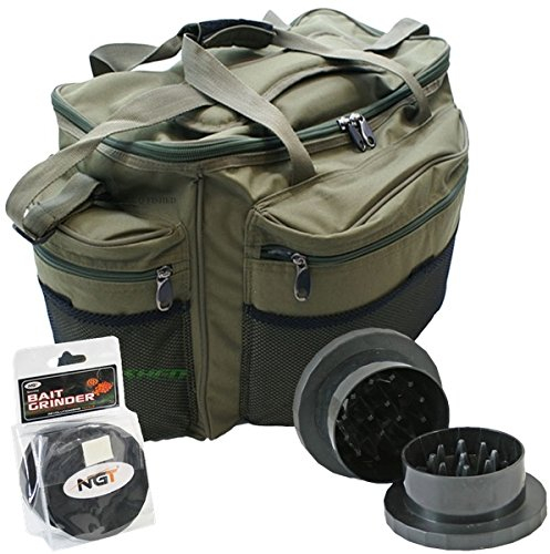 Angeltasche, groß, inklusive Köder-Zerkleinerer / Köder-Crusher