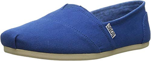 Skechers Bobs Peace & Love Balletskor, platta, i plysch, Kungsblå, 37.5 EU