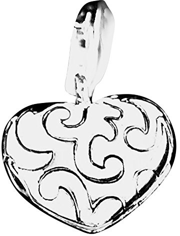 THOMAS SABO Damen-Charm Club-Anhänger Medaillon Herz 925er Sterlingsilber 0605-001-12