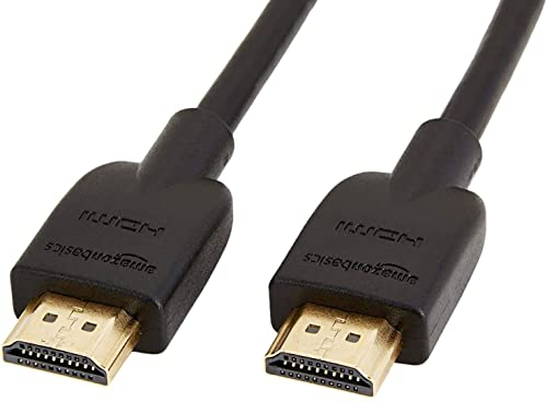 Amazon Basics 4K-HDMI-Kabel, 0.9 m, 18 Gbit/s Highspeed mit Ethernet, 4K@60Hz, 2160p, 2 Stück, Schwarz