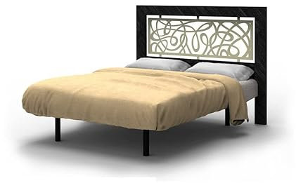 Cabecero de Madera y forja Zayra - Grupo 2 - Blanco Oro (Color con Incremento de Precio), Grupo 1 - Cerezo, Cabecero de 135 cm