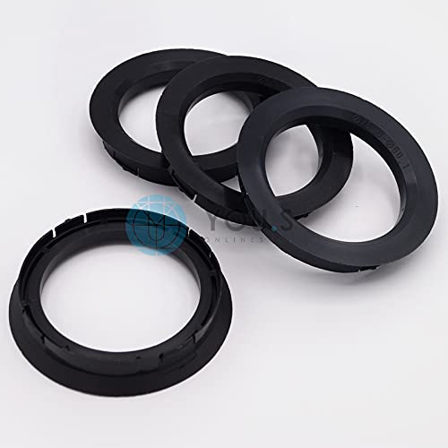 4 x ZENTRIERRINGE DISTANZRING für ALUFELGEN Z23 76,0-60,1 mm Alutec Anzio