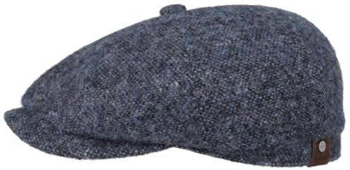 Stetson Hatteras Schirmmütze Ballonmütze Tweed meliert Mehrfarbig Damen und Herren Herbst Winter