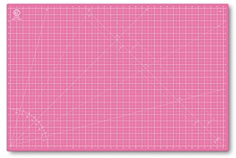 KC GLOBAL Schneidematte, selbstheilend, A1, 91,4 x 61 cm, Pink, robust, wendbar, umweltfreundlich, rutschfest