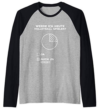 Volleyball Spruch Lustig Beachvolleyball Aufschlag Trikot Raglan