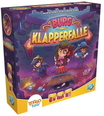 Space Cow, Burg Klapperfalle, Kinderspiel, Dungeon Crawler, 2-4 Spieler, Ab 6+ Jahren, 20+ Minuten, Deutsch