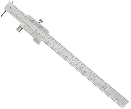 Calibro Digitale Professionale Spessimetro Calibro A Corsoio Acciaio Inox Calibri A Corsoio Con Ruote Ausiliarie Per Marcatura Conversione Simultanea Sistemi Metrici Imperiali (0-200mm 0.1mm)