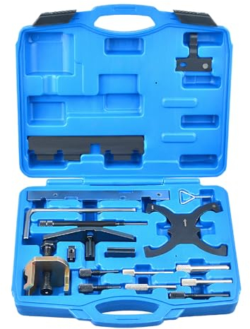 Zoomtools Engine Camshaft Timing Tool Kit, Flywheel Locking Tool Compatible with Ford Fiesta Focus Volvo Mazda 1.4 1.6 1.8 2.0 Di/TDCi/TDDi ECOBOOST 1.6 Ti-VCT 1.5 1.6, Replace 303-1097 303-1550
