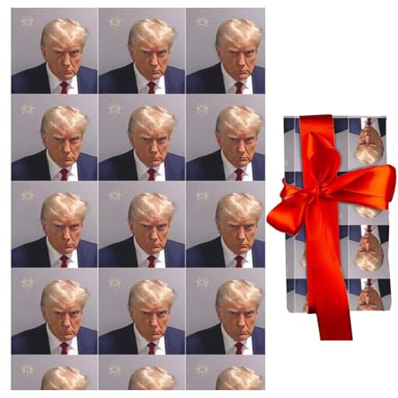 Lambo Lustiges Geschenkpapier für den Urlaub | Fantasievolle und kreative Geschenkpapier – lustige und trendige Verpackung für Geburtstag und Party, lustiges Weihnachtspapier, 50,8 x