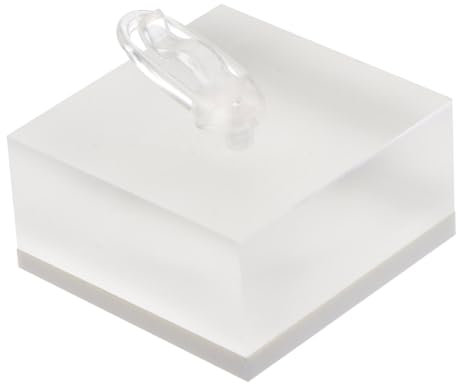 SAFIGLE Ring Präsentationsregal Acryl für Zuhause und Schmuckgeschäft mit Rationalem Design Ringhalter zur Sicheren Aufbewahrung von Ringen Transparentes