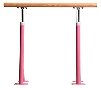 Bodenstehende Ballettstange, freistehende Fitness-Übungstanz-Ballettstange für Stretch-Tanz oder aktives Training (Farbe: Weiß, Größe: 1 m)