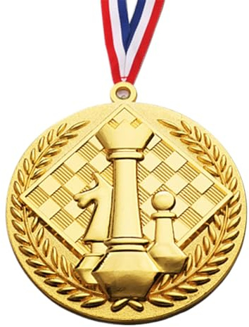 Auszeichnungsmedaillen mit Nackenband, kreative Goldmedaillen für Kinder, Schachmedaillen, tragbare Kindermedaillen, Auszeichnungen, Trophäenpreis für Kinder, Jugendliche
