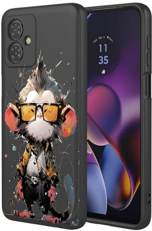 BORYA Silicona Funda para Motorola Moto G54 5G, Ultradelgado Antigolpes Sedoso Suave Premium TPU Carcasa, Elegante Sencillo Color Patrón Estuche, Forro Microfibra Caso, P10