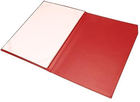 Lurrose Porte-certificat Similicuir Rouge Couverture De Certificat Professionnelle Pour Événements Et Bureau