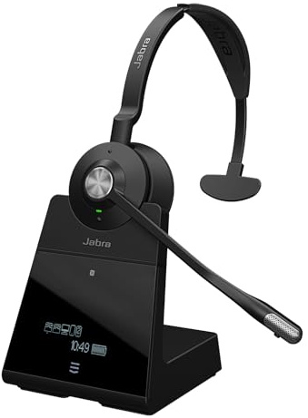 Jabra Engage 75 SE Headset with headband pad, Base, Power supply, 1.5m USB-C to USB-A Cable, Desk phone cable, Quick start guide, Warranty and warning (safety leaflets)