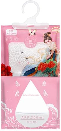 Assorbe l'umidità – Efficace deumidificatore per auto, 120 g, sacchetto di deumidificazione flessibile per camere da letto, cantine, librerie e armadi