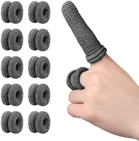 Mikiuly Proteggi Dita, Protezione Mano, Bendaggio di Forma Tubolare Lettini per Bende Tubolari per Le Protezione Dita Mano Pronto Soccorso per Il Lavoro, 10 Pezzi