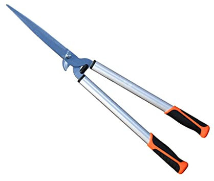MRKU Garden Hedge Shears Gardening Tools,Multi Function Hedge Shears Heat Treated Comfortable Non-Slip Grips For Trimming Borders Boxwood Tall Bushes
