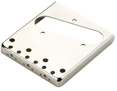 RuiJOTWAT 86 mm toppmatad gitarr bryggplatta för Fender Telecaster elgitarr pickup reservdelar tillbehör (silver)