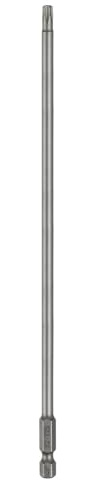 QUARKZMAN T25 Punte Cacciaviti Torx 8 (200mm) L Set Precisione | Gambo Esagonale 1/4, Magnetiche, Senza Foro, Antimanomissione, a Stella a 6 Punte, in Acciaio S2, per Uso Industriale