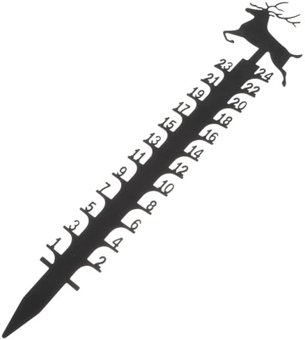 HEMOTON Pluviomètre à Neige Extérieur Métal pour Jardin Mesureur de Neige pour Extérieur Décoration de Jardin Hiver